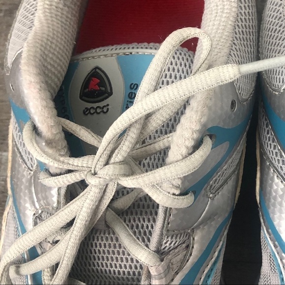 ECCO RXP 6030 Turquoise Silver Running Shoe EU 40 US 9.5 - Picture 8 of 11